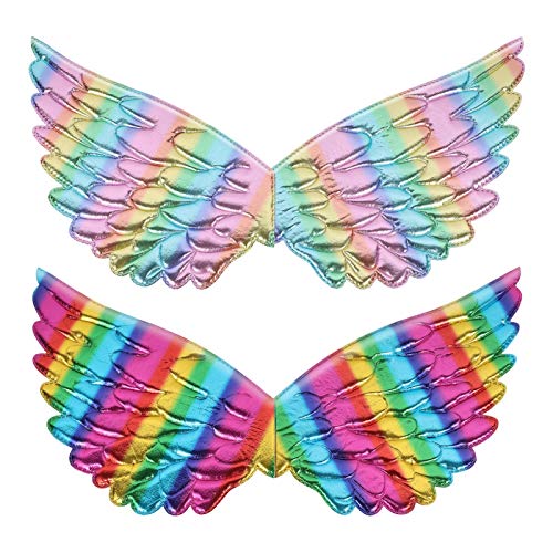 Amosfun Asas de Anjo Engraçado Unicórnio Asa Festa Cosplay Enfeite de Asa Vestido Ou Acessório de RP