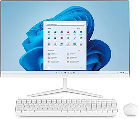 Computador All in One Ultra, W11 Home, Processador Intel Celeron Memória 4GB 120GB SSD, Tela 23,8''FHD + Microsoft 365 Personal + 1TB na Nuvem Branco – UB830