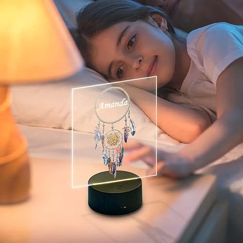 Miniatura 10 de VEELU Luz nocturna LED para bebé con diseño de elfo personalizado, regalo de bautizo para niño y niña, regalo de nacimiento para niña