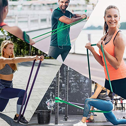 Image of Pull-Up Bands Resistance-Bands Exercise-Bands - Pull up Assistance Bands Workout Bands Resistance for Women Long Resistance Bands Resistance Loop Bands Perfect for Gym Home or Travel