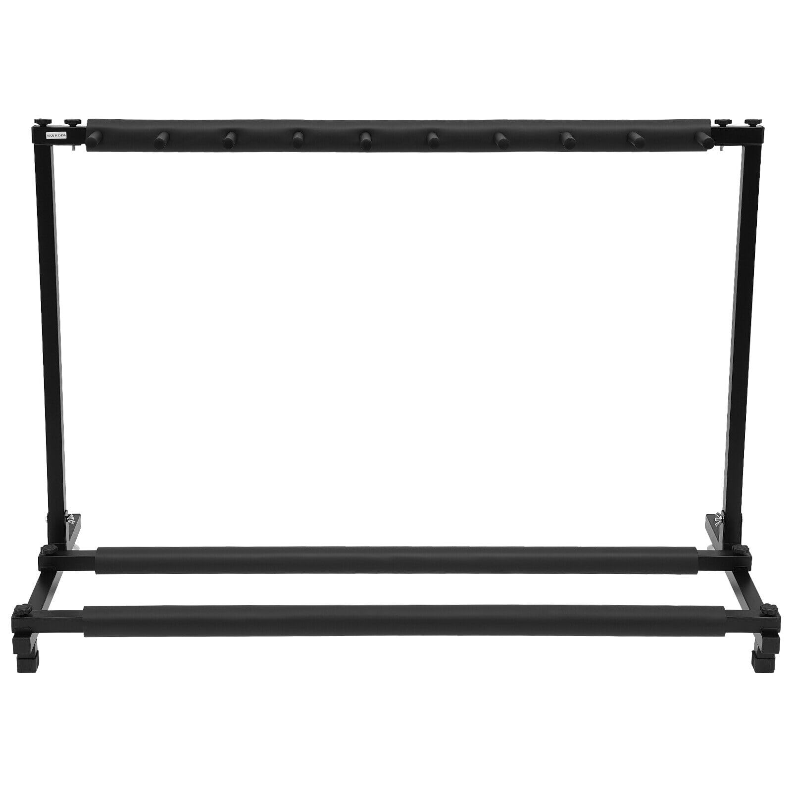 9-Fach Gitarrenständer Tragbar Faltbar Multistand Gitarrenstativ E-Gitarre Bassgitarre Stand Art Universal Bassständer Halterung Multi Stativ