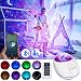 Produktbild LED Projektor Sternenhimmel Lampe,LED Projektor Bluetooth Musik Stimmungslicht mit Fernbedienung,Wasserwellen Projektionslampe, Ferngesteuerte Nachtlichter für Geschenke/Dekoration/Kinder/Erwachsene