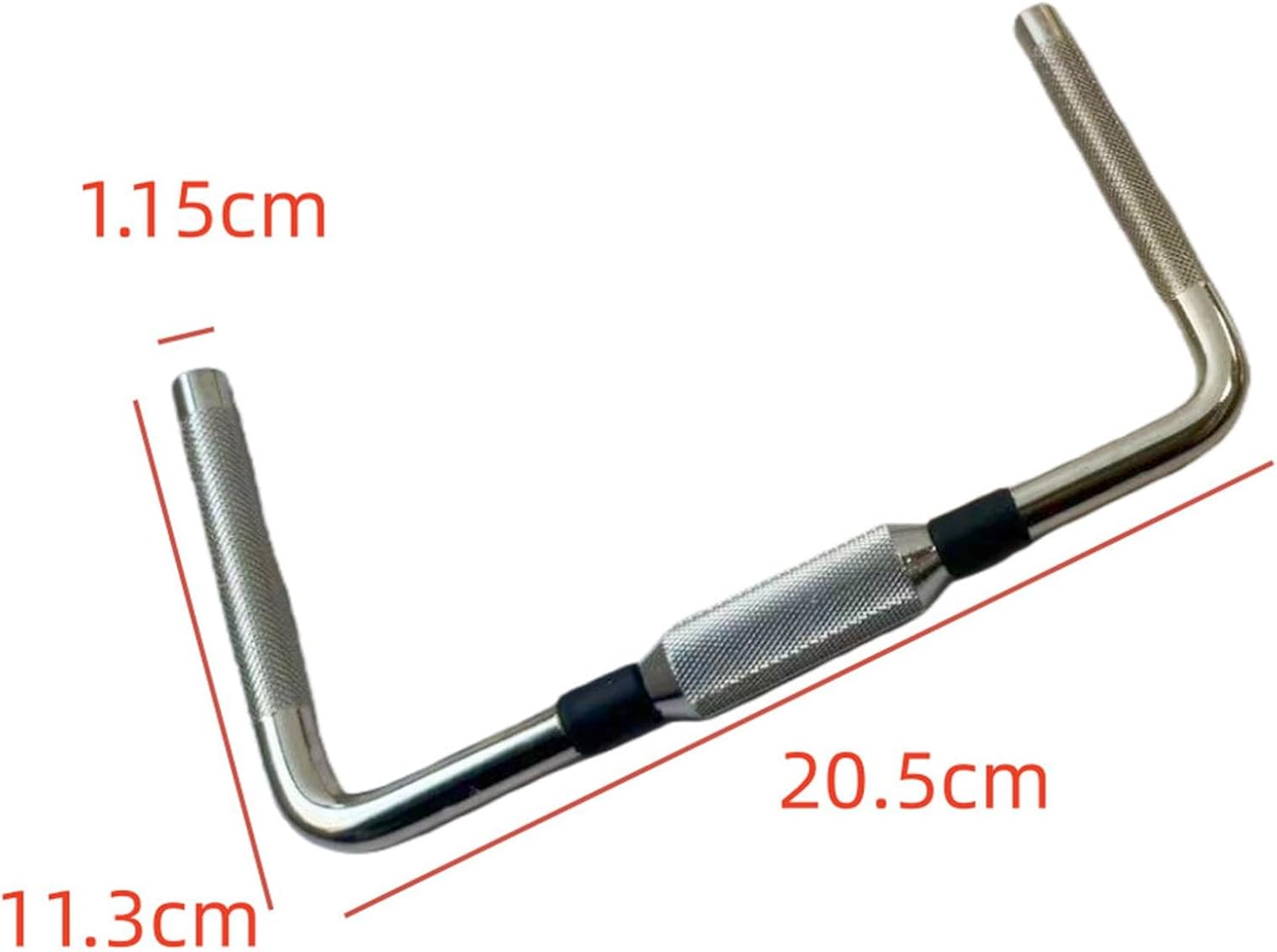 Colaxi Drum Rack Clamp,Cymbal Arm Clamp Hardware Percussion Holder Accessory Double L Rod Cymbal Holder for Cowbells Tom Blocks, Style B