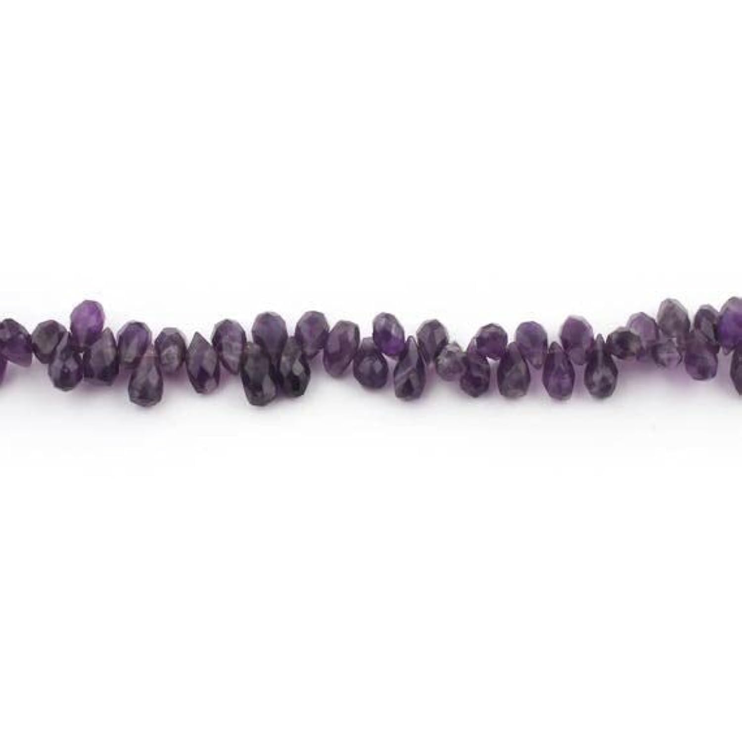 Améthyste tear drop beads pour la fabrication de bijoux en pierres naturelles SB4552