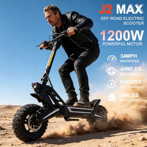 1200W 40-Mile Range Scooter