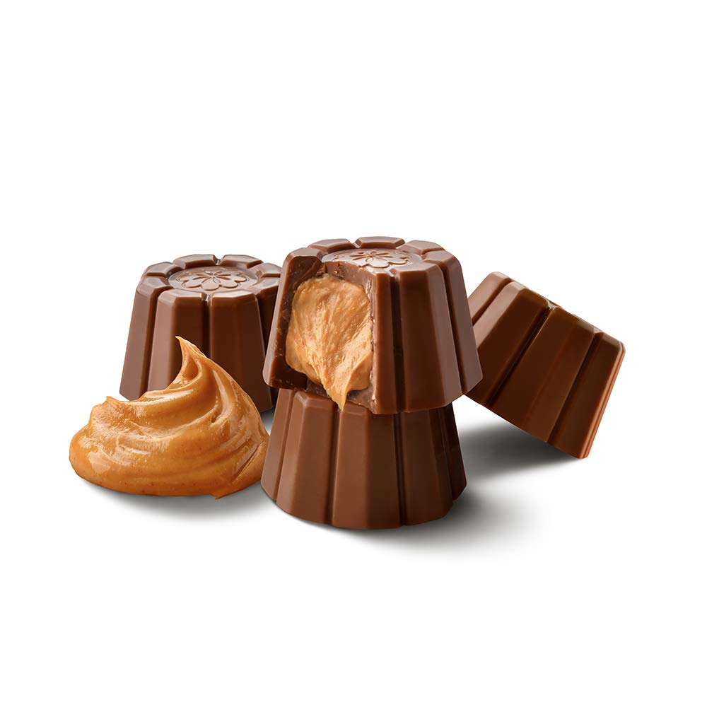Niagara Chocolates Milk Chocolate Peanut Butter Cups 4 Pack Stand-Up Bag (4.5oz) Non-GMO, Premium Chocolate, Hand-Crafted