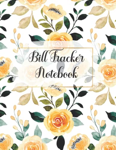 Bill Tracker Notebook: Bill Book/ Bill Planner/ Monthly Bill Organizer/ Monthly Bill Tracker