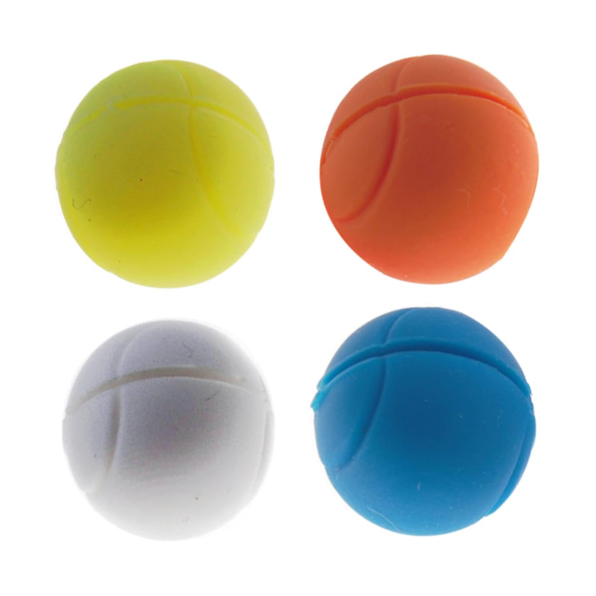 Hemoton 4Pcs Tennis Vibration Dampeners Racket Shock Absorbers for Racquet Players Enhance Comfort and Control for Tennis Enthusiasts Fluorescent