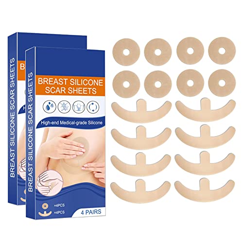 Hotiary Scar Removal Strips Silicone Scar Gel for Breast Augmentation Post Surgery (2 Pack)