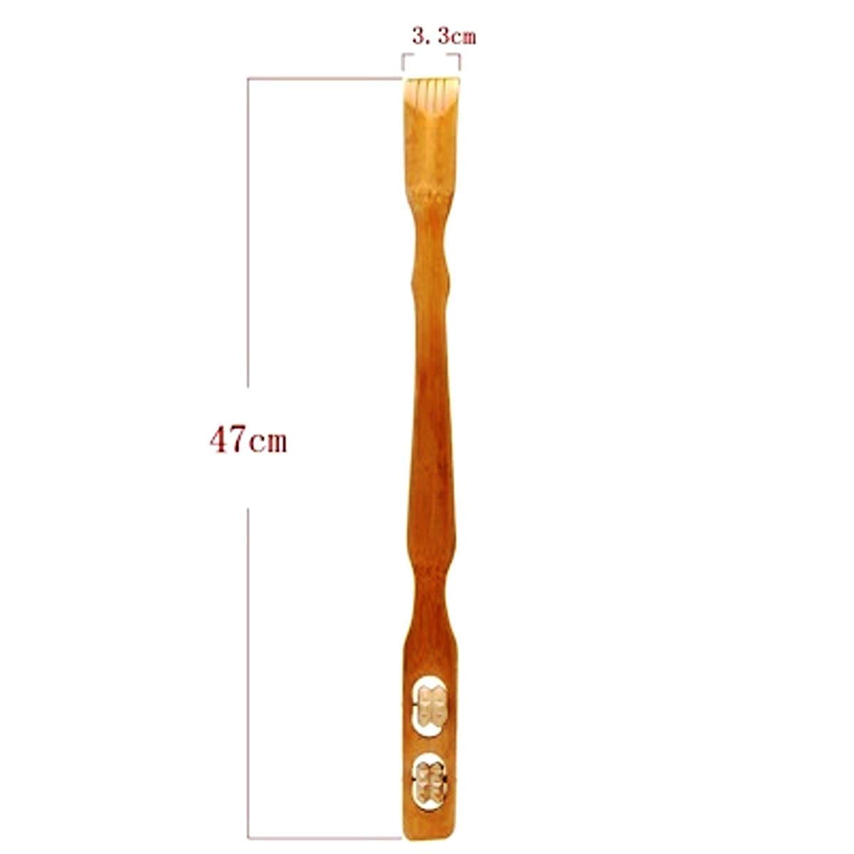 Kas Wooden Back Scrawer/Ichch/Back Iting Stick Double Ball Massage