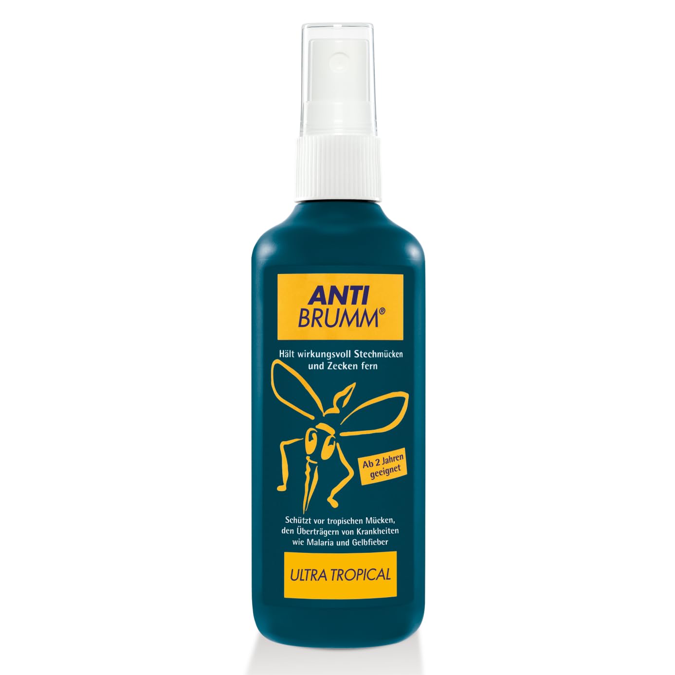 Anti Brumm Ultra Tropical Pumpspray, 150 ml: Insekten-Repellent für effektiven Schutz gegen Mücken und Zecken, Mückenspray mit DEET