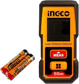 INGCO Trena a Laser 100 Metros HLDD1008 – Medição de Distância Área Volume e Altura com Precisão ±2mm e Função Pitágoras