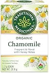 Traditional Medicinals - Thé Herbal à la Camomille Bio (Paquet de 1) - Apaisant et Relaxant - 16 Sachets au Total