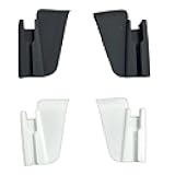 FWKAILEPING 2 Silicone Eyeglass Side Shields Eyeglass Accessories Durable and Comfortable Silicone Eyeglass Side Shields（Black and white）