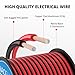 NAOEVO 18 Gauge Wire 100FT, 2 Conductors Electrical Wire Red Black Cable, Flexible/Low Voltage/PVC 18 AWG Copper Clad Aluminum Extension Cord for Speaker, LED Strips, Automotive 12V/24V DC