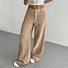 High Waisted Corduroy Pants Women Baggy Wide Leg C... #5