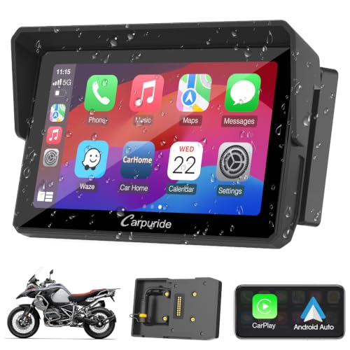 Image of Carpuride W502B 5 inch for BMW R1200GS R1250GS S1000XR Motorcycle