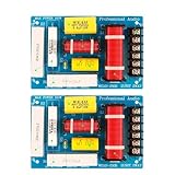 2PCS 2 Way 200W DIY Speaker Filter Circuit Treble Bass Frequency Divider Home 2600Hz Theater HiFi