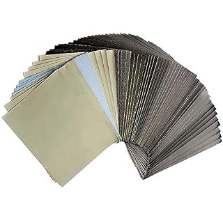 FEIHU Nassschleifpapier-Set, 42 Blatt, Körnung 240 bis 8000