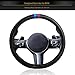 Steering Wheel Cover M Sport Carbon Fiber Look for BMW 3 Series 5 Series Cars – Motorsport Edition Accessories for E39 E46 E89 E70 E90 E92 F10 F30