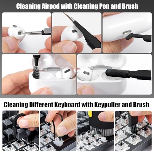 image for walrfid 2 Pack Laptop Phone Screen Cleaner Kit, Computer Keyboard Brus