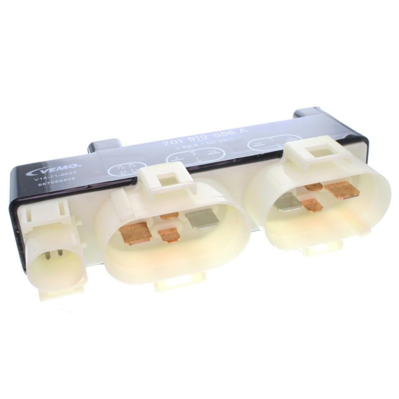 Interchange Radiator Fan Relay Works with Volkswagen Eurovan (2.8L V6 Gas) for Models with A/C