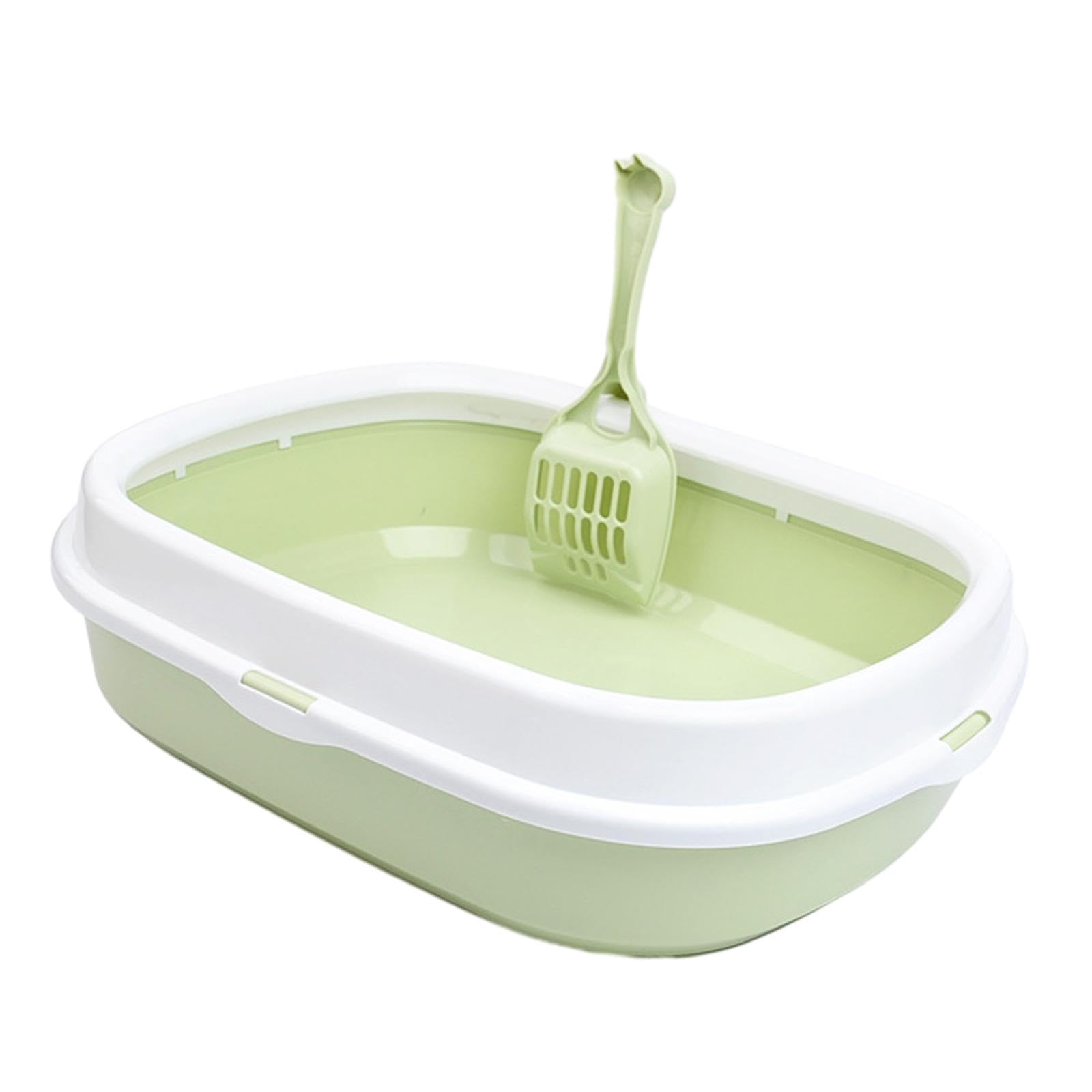 Lettaia, Lettiera for Gatti Toilette for Contenitore for lettiera for(Fruit Green)