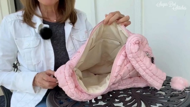 Bolso Tote acolchado grande para mujer miniatura 7