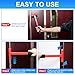 Hopeviva Door Hinge Adjustment Tool, 19mm Hinges Gap Adjusting Wrench for .134 Commercial Doors, Door Hinge Repair Tool with Long Handle for Solve Doors Sag Stick Misalign for Easily Repairs Door Gaps