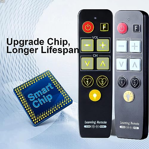 Universal Seniors Elderly Big Button IR Remote Control For TV, Simple Easy Basic Remote Control - Image 2