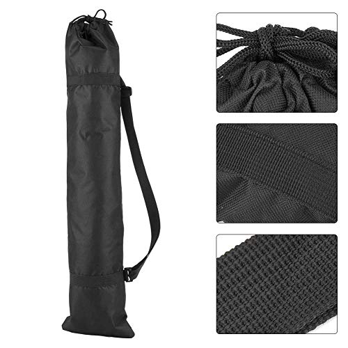 Bewinner Bolso para Trípode y Monópode Portátil Plegable con Acolchado y Correa, Bolsa de Transporte para Cámara de Oxford 75cm, Negro - imagen 9