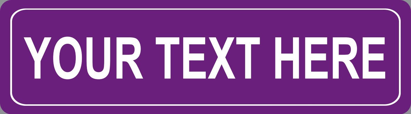 BuildASign Personalized Custom Street Sign – Aluminum Road Sign for Bedroom, Game Room, Man Cave, Garage or Playroom Decor, Weather-Proof & UV Fade