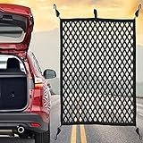 🚗【Red Maletero】Esta accesorios furgoneta es una opción ideal para los portaequipajes en el automóvil, para que no se muevan, fije el producto desde el maletero o el techo del automóvil y coloque los accesorios del maletero del automóvil. Conveniente y que ahorra mano de obra, esencial para viajar.Después de la medición, la red de equipaje se puede estirar hasta 200 × 150 cm (distancia entre 4 ganchos).