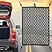 SanLead Filet Coffre Voiture,2-en-1 Filet à Bagages, 80 × 60CM, Filet Coffre de Voiture à Deux Etages, Haute Résistance et Durabilité, avec 4 Crochets, Adapté pour Fourgon/SUV/Camion