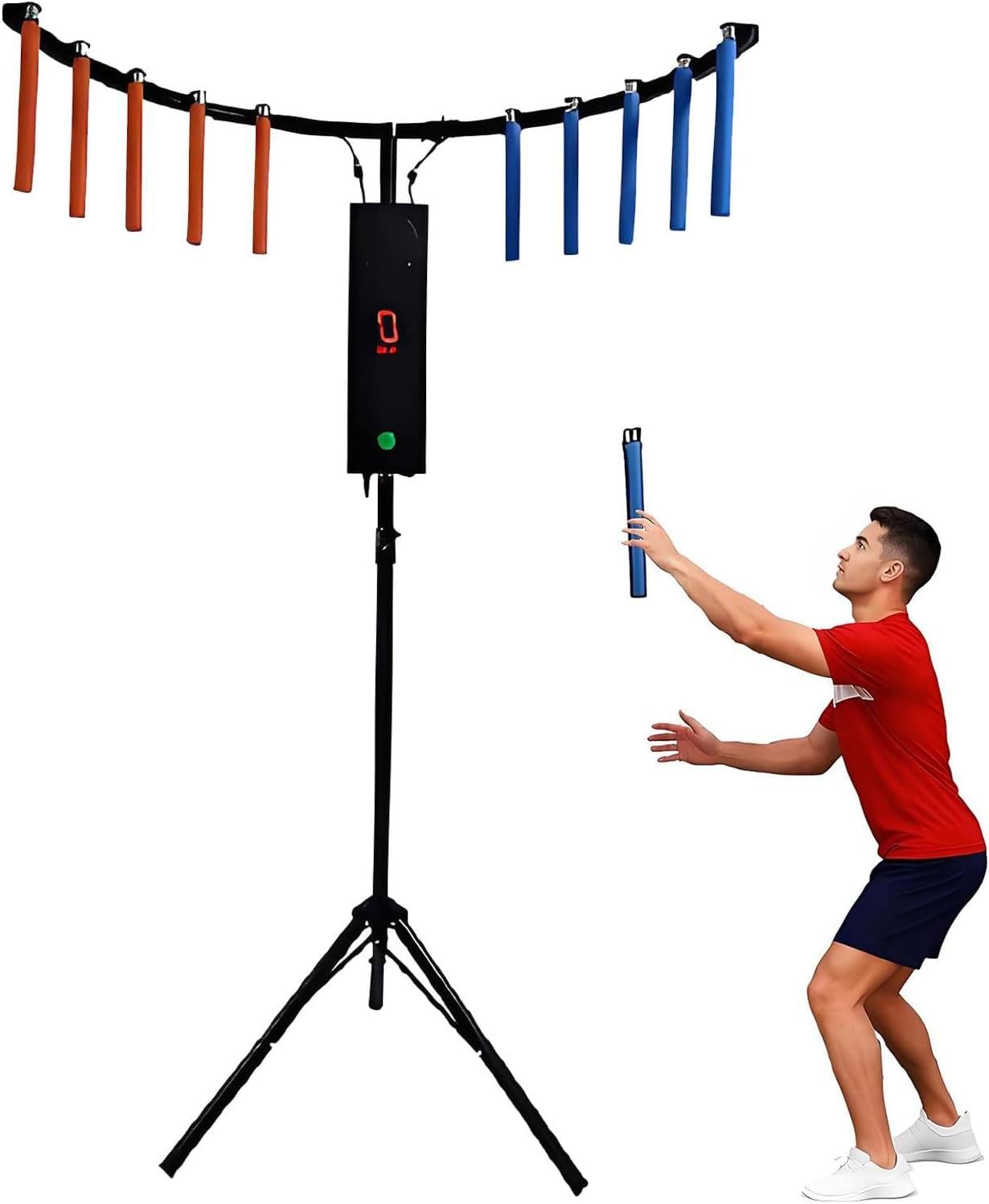 XUXIAO Hand Eye Coordination Training Machine, Catch Stick Game Black