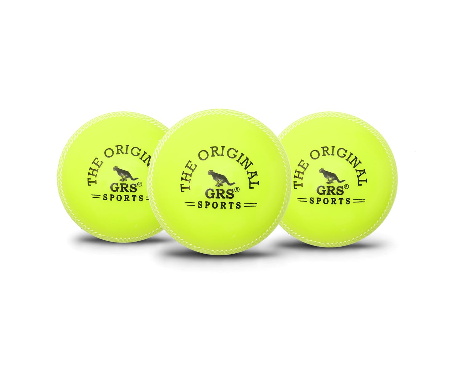 GRS T-20 PVC Cricket Soft Balls Recommended for Indoor/Outdoor Street, Beach & Cricket (Pack of 3)(Floro) Tournament Ball