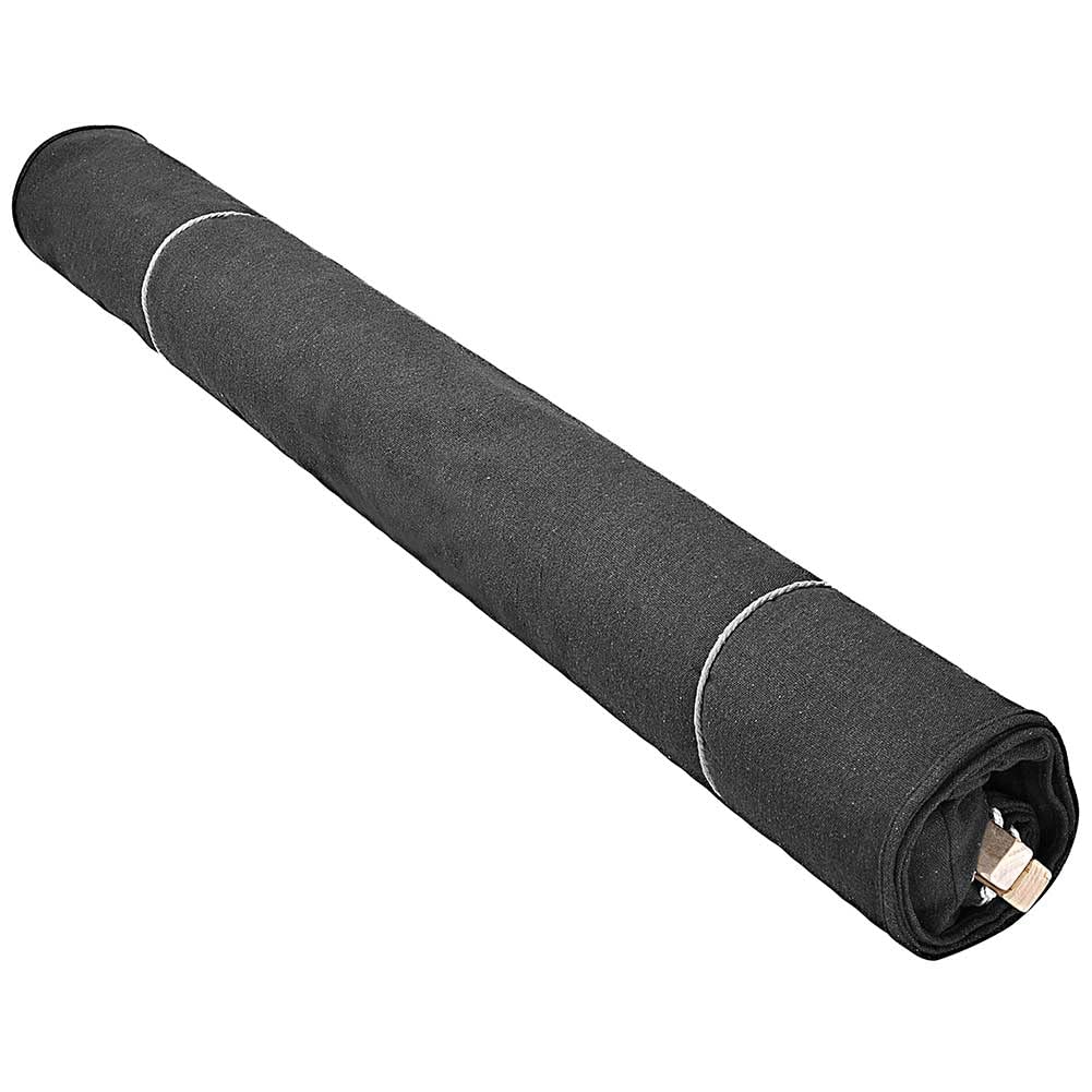 Bakaji Amaca da Giardino Doppia 2 Posti 232 x 148 cm Barre Trasversali in Legno Rivestimento in Poli Cotone con 2 Cuscini e Cinghie Design Moderno Antracite