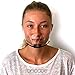 Produktbild Test sehr gut Plastik Maske SCHWARZ DECADE® 10 Stück Plastik Mundschutz, Face Shield Kinn Maske Visier Gesichtsschutz, Mund Nasenschutz, Schutzvisier transparente Maske aus Kunststoff