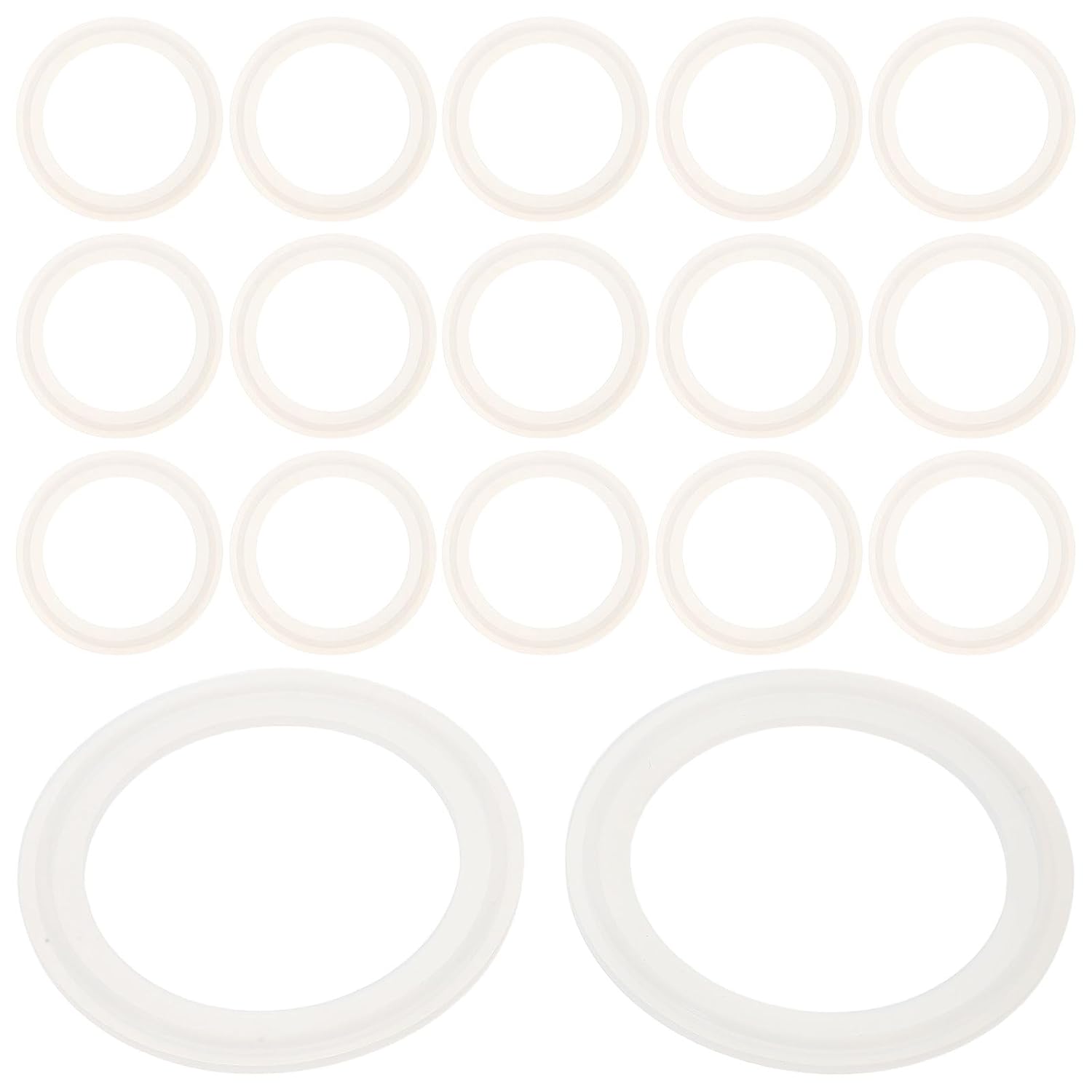 100pcs Silicone Seal Rings for Pipes and Car Ferrule Applications