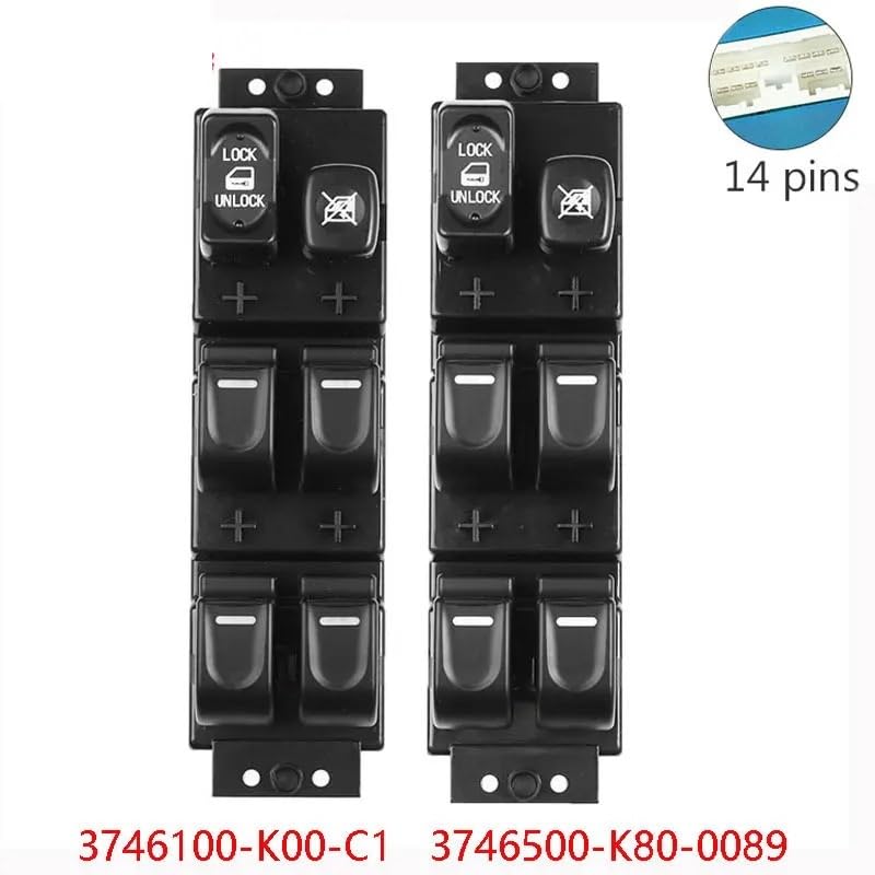 Lève-vitre bloqué Haval H5 H3 interrupteur de vitre électrique gauche - 2