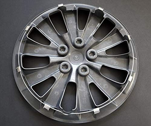 Marrow New Wheel Covers Fits 2013-2018 Nissan Sentra; 16 Inch; 10 Spoke; Silver Color; Plastic; Spring Steel Clip; Wheel Cover Has Fake Lugs; Actual Item Is In Photos; Set Of 4 #TOP3