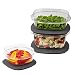 Rubbermaid Premier Easy Find Lids 6-Piece Food Storage Container Set, Grey
