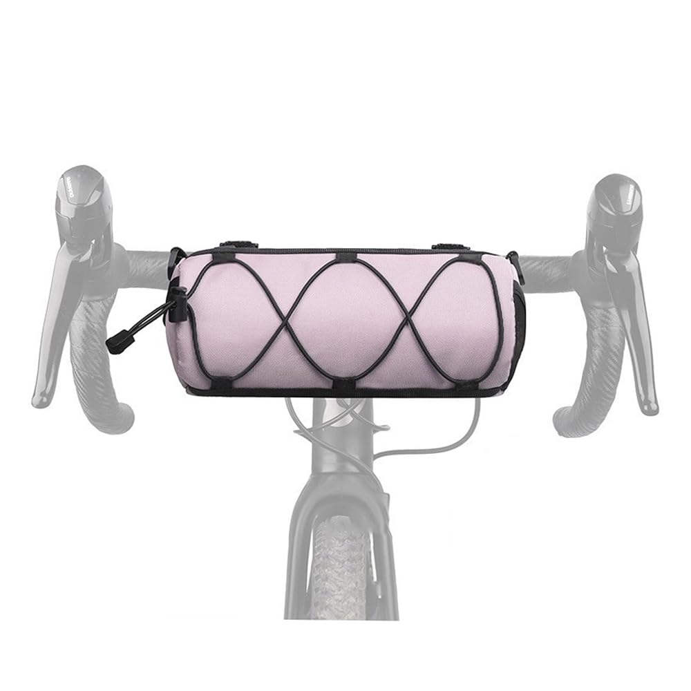 CDHNG Bike Handlebar Bag for Schwinn Crosscut, Cycling Handlebar Pack Waterproof Bikepacking Handlebar Bag Lightweight Bicycle Handlebar Bag,Purple