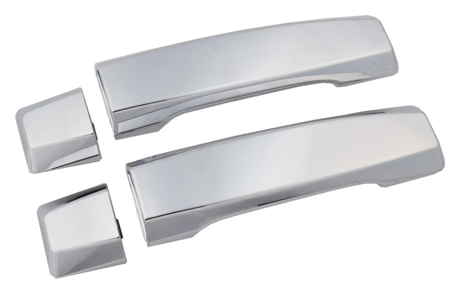 Asddllnn Rear Pair 2Pcs Exterior Sliding Door Handle For Nissan For Titan Armada 5.0L .6L Car Door Handle Repair Chrome Outside 80647Zc00a(Rear Pair 2Pcs)