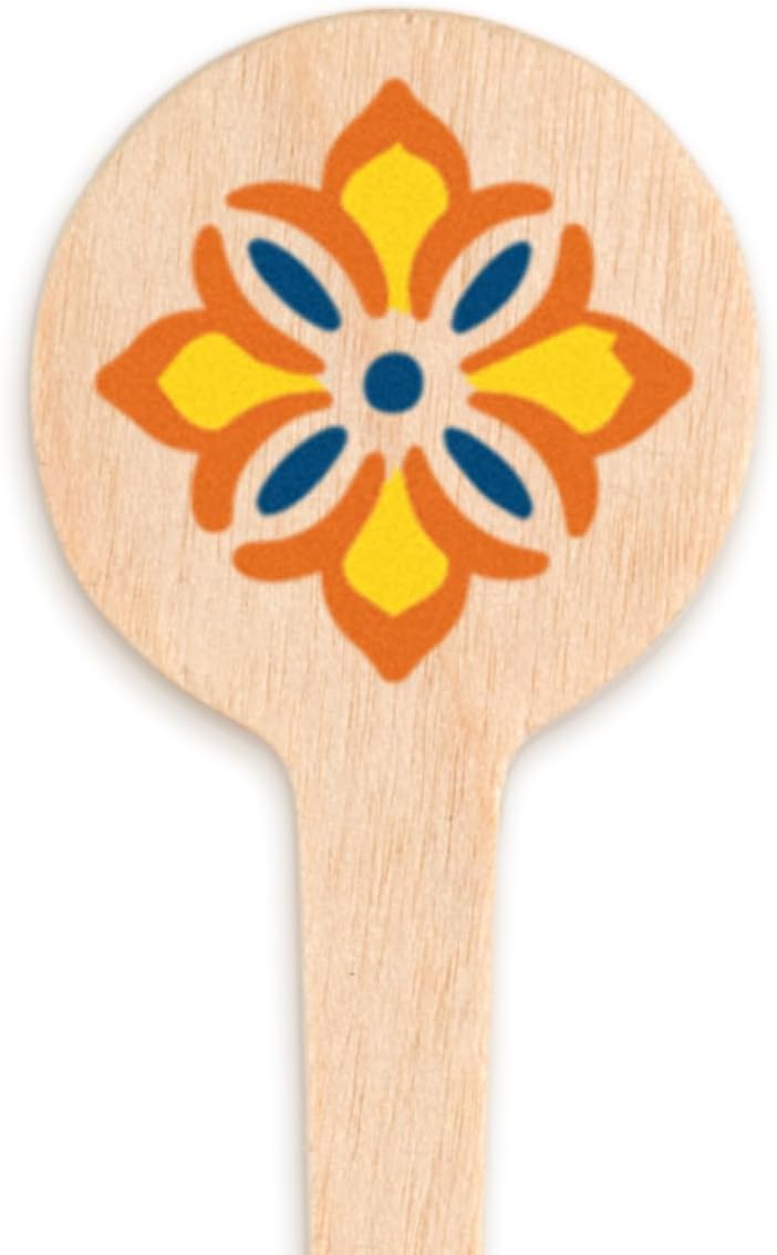 4" Custom Wooden Disc-Top Picks – Personalized Food Picks – Full-Color Printing – Eco-Friendly Appetizer Skewers – Custom Cocktail & Burger Picks – Catering & Event Supplies – 50 Pack