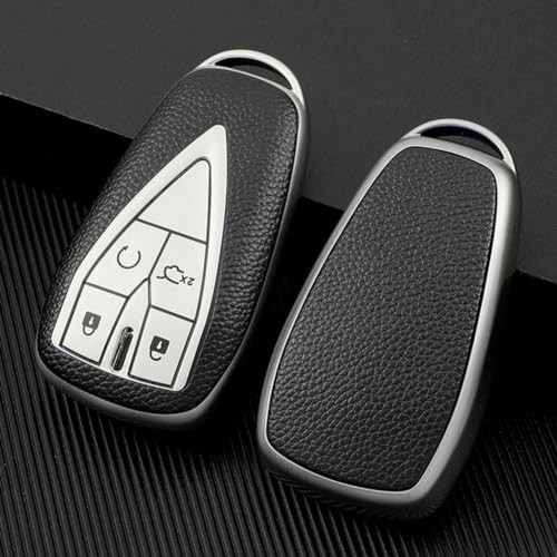Leather TPU Car Key Case Cover Shell Holder Bag Key Chain for Changan CS35 Plus CS75PLUS CS55PLUS Protector