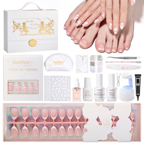 Beetles Press On Nails - Wedding Beauty Box | Short