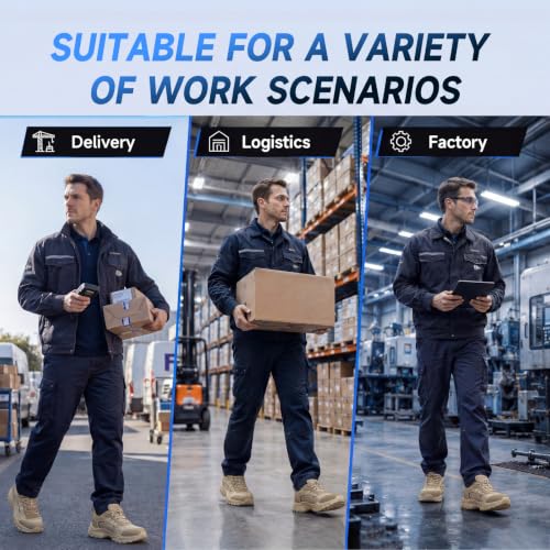Image of Steel Toe Shoes for Men Women Lightweight Work Shoes Men Breathable Safety Shoe