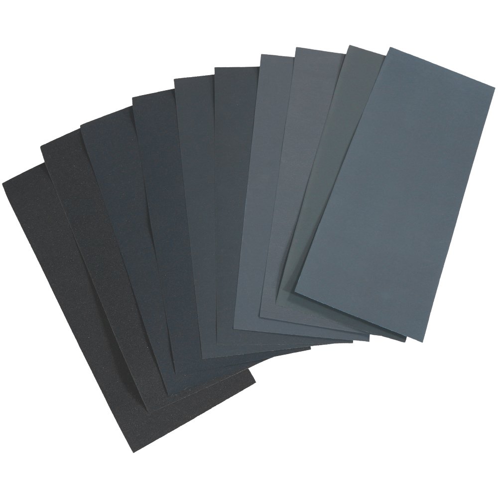 Anpro Kit 40 Pezzi Carta Abrasiva Impermeabile Grane 320-3000 Levigatura a Secco e Umido