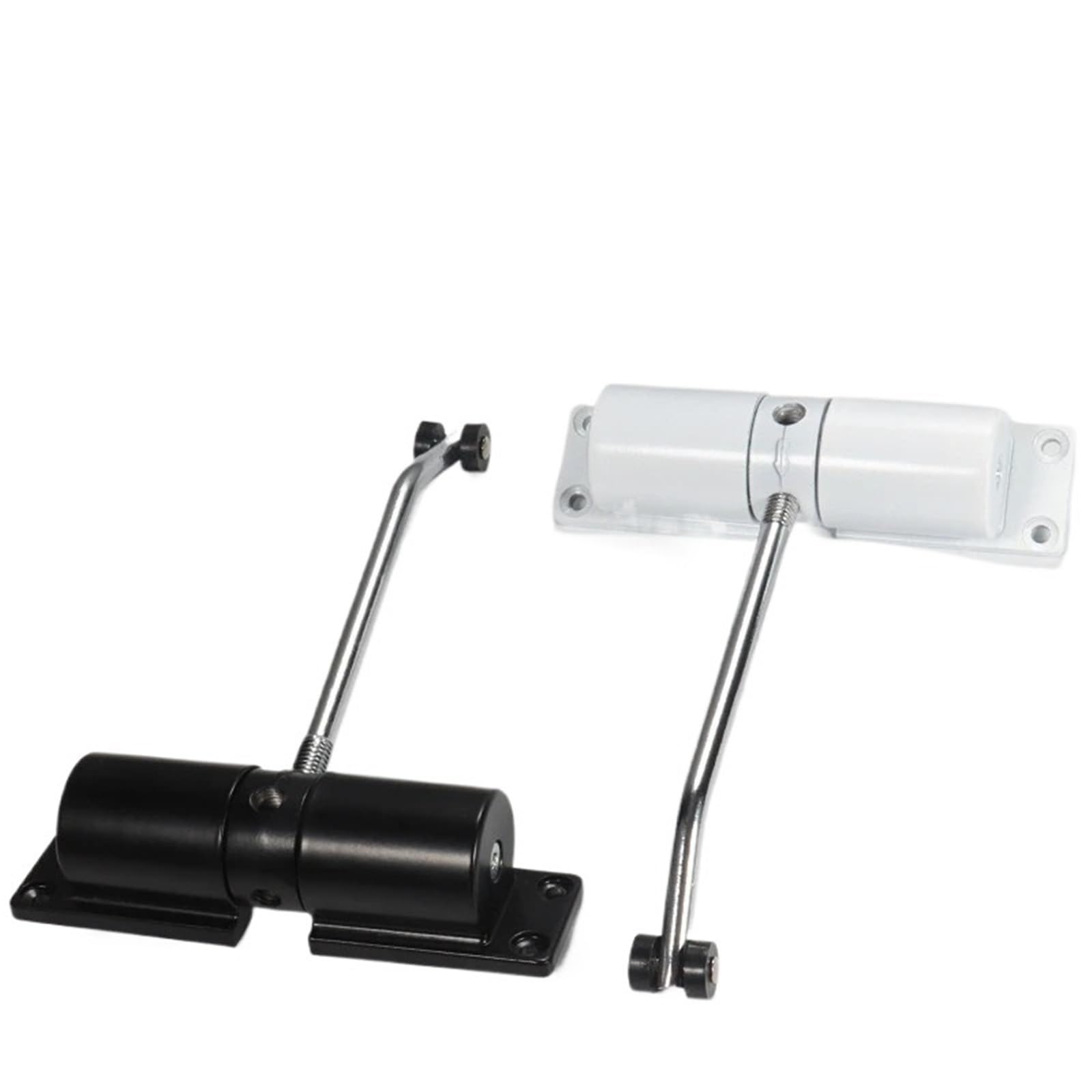 180 Degree Door Closer Simple Spring Silent Rebound Lightweight Closer(Golden-Square)